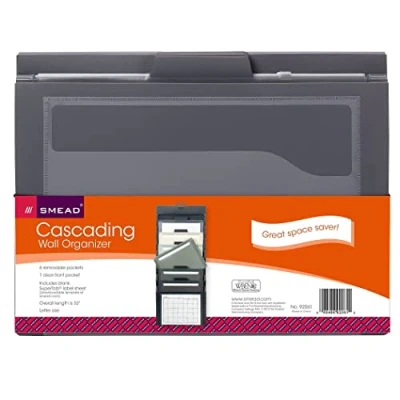 Imagen de Organizador vertical, en cascada, para pared; marca Smead