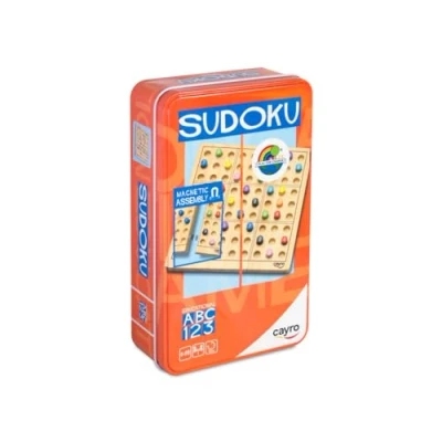 Imagen de Cayro Sudoku Metal Box Juego de Lógica Consigue Completar la Cuadricula 9 x con Números del 1 para Jugador