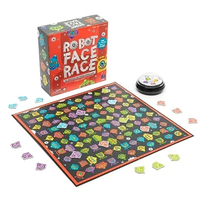 Imagen de Learning Resources Juego de Colores y atributos Robot Face Race, Multicolor, Talla única (EI 2889)