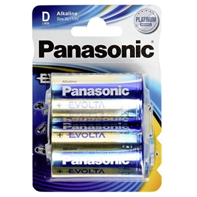Imagen de Panasonic Blister 2 Pilas Alcalina LR20 EVOLTA
