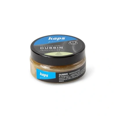 Imagen de Cera Impermeabilizadora de Calidad para Calzado, Dubbin Nutrición e Impermeabilización Cuero, Kaps Impermeabilizadora, (Transparente, 100ml)