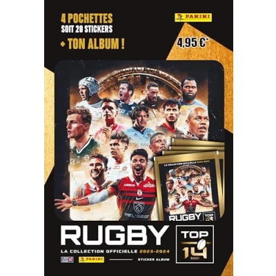 Imagen de Panini RUGBY TOP 14 2023 2024 Álbum y 4 fundas