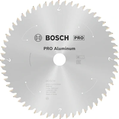 Imagen de Bosch Professional Disco de sierra circular Standard for Aluminium (aluminio, 190 x 20 2 mm, 56 dientes, accesorio sin cables)