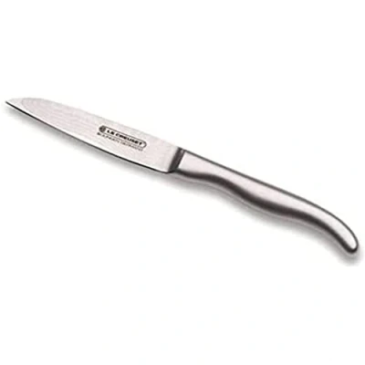 Imagen de Le Creuset Cuchillo de vegetales, 9 cm, Hoja acero damasco 18 y 8 con borde liso, Mango inoxidable, Inox, 98000109000100