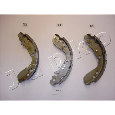 Imagen de JAPKO 55493 Zapatas de Freno Eje trasero 180 31,8