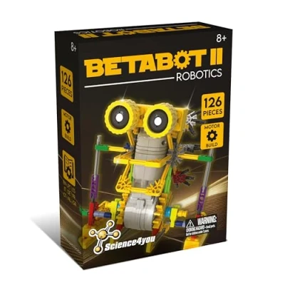 Imagen de Science4you Betabot Kit de Construcción Robots para Niños, Construye Tu Propio Robot Caminante, Robótica con 126 Piezas, Nueva Versión, Juguetes Stem Niños 8 9 10 11+