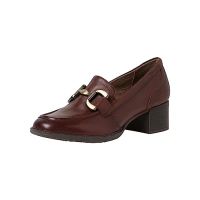 Imagen de Tamaris Comfort 8 84309 41 Komfortable Mehrweite Bequemschuh Damenschuh mit Kette Alltagsschuhe Business, Zapatos de Tacón Mujer, Chestnut, 39 EU Ancho