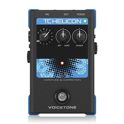 Imagen de TC Helicon VOICETONE C1 Pedal simple de 1 botón para corrección tono flexible