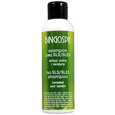 Imagen de Champú sin SLES/SLS con cola de caballo campo y queratina 150 ml BINGOSPA