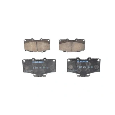 Imagen de BOSCH 0 986 424 268 Juego de pastillas freno Low Metallic con sensor desgaste incorporado TOYOTA: 4Runner, HILUX 3 Pick up, 6 up