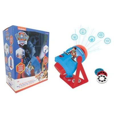 Imagen de Lexibook, Paw Patrol abenteuer Patrulla Canina MIS Historias SALEN A LA LUZ Proyector de Cuentos con Sonidos, Temporizador y cuadernillo, Azul/Rojo, Color, Medium (LTC100PA)