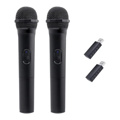 Imagen de Mcbazel Micrófono inalámbrico para PS5/ PS4/Pro/ PS3/ PS2/ Xbox Series XS/Xbox One One/ 360/NS Switch/Switch OLED/Wii/WiiU/PC con Baja latencia 2 pièces