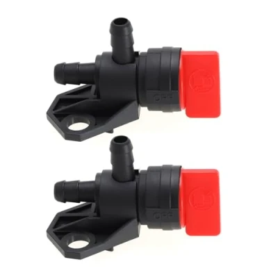Imagen de eMagTech 2 interruptores de combustible para cortacésped válvula apagado encendido/apagado 16950 ZG9 M02/16950 M03 compatible con Honda GC130 GC135 GC160 GCV130 GCV135 GCV160