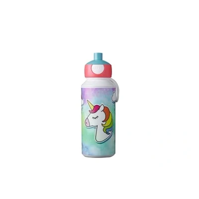 Imagen de Mepal Botella para Beber Campus Pop up Agua a Prueba de Fugas la Escuela Sin BPA y apta Lavavajillas 400 ml Unicorn