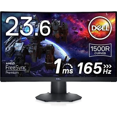 Imagen de Dell S2422HG Monitor LED curvado 23.6&quot; FHD (23.55&quot;visible, 1920 x 1080, 165 Hz, VA, 350 cd/m2, 3000:1, 1 ms, 2xHDMI, DisplayPort) negro