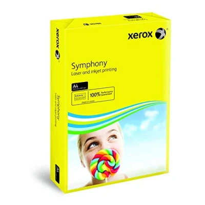 Imagen de Xerox Symphony 80 A4, Dark Yellow Paper CW Papel (Dark CW, Amarillo, g/m², 104 ± 2 µm, ISO 9706)