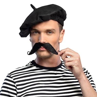 Imagen de Boland Barba, autoadhesivo, poliéster, accesorio, maquillaje, disfraz, carnaval, fiesta temática