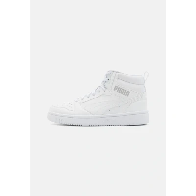 Imagen de Puma Rebound V6 Unisex Zapatillas altas, Talla: 42, White/cool light gray Piel de imitación alta calidad