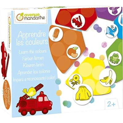 Imagen de AVENUE MANDARINE Juego de loto para niños aprender los colores educativo a partir 2 años JE530C