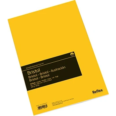 Imagen de Schoellershammer Bristol VF5004291 Bloc de papel A3, 50 hojas, blanco 180 g/m², negro/blanco