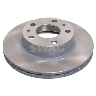 Imagen de SWAG 62 94 3933 Disco de freno Eje delantero 280 24 5 118 ventilación interna revestido FIAT: Ducato III Furgón
