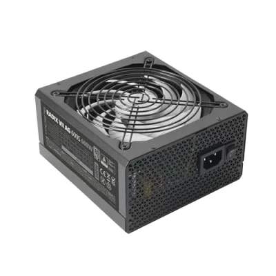 Imagen de Tacens RADIX VII AG 600S, Fuente Alimentación PC ATX 600W, 10 Años Garantía, 80Plus Silver, 87% Eficiencia, Tecnologías SMD y DC DC, Ventilador AI RPM 140mm FDB, Condensadores Japoneses TK 105º, Negro