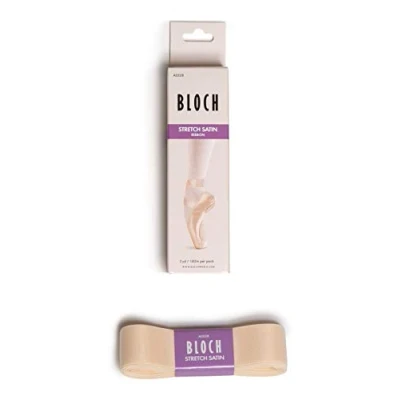 Imagen de Bloch Minimalist, Cinta elástica de satén para Zapatos Ballet/Pointe, Mujer, Rosa, Talla única