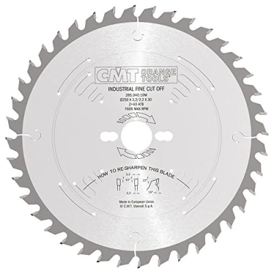 Imagen de CMT Orange Tools 285.040.10M Sierra circular 250x3.2x30 z 40 atb 10 grados silenciosa