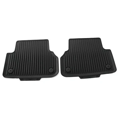 Imagen de Audi Original A5 (B9) Coupe Goma felpudos de 2 Piezas Trasera Alfombrillas Allwetter Mate Negro 8 W7061511 041