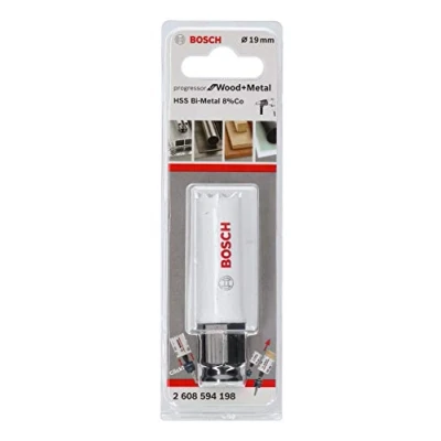 Imagen de Bosch Professional Progressor for Wood and Metal Sierra de corona (para madera y metal, diámetro 19 mm, accesorios para taladro)