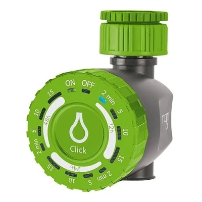 Imagen de Programador de Grifo a Pilas Rain Click riego Temporizador Ajustables Jardineria