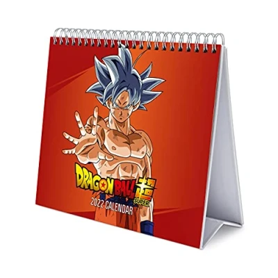 Imagen de Grupo Erik Calendario escritorio Deluxe 2022 Dragon Ball Super sobremesa │ manga mesa anual Licencia oficial