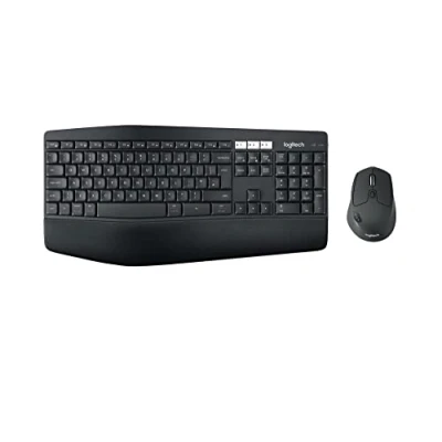 Imagen de Logitech mk850 Perfomance Bluetooth Negro Teclados (Bluetooth, Universal, Inalámbrico, PC/Server, Estándar, Curvado)