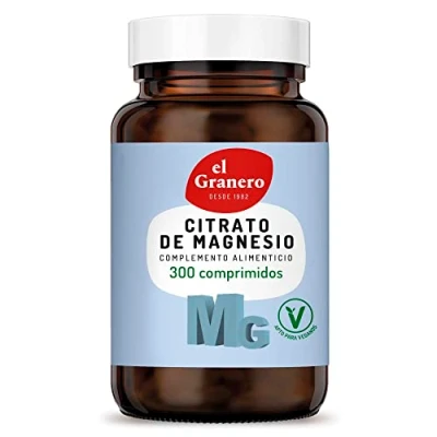Imagen de El Granero Integral Citrato de Magnesio, Complemento Alimenticio a Base Magnesio 300 Comprimidos