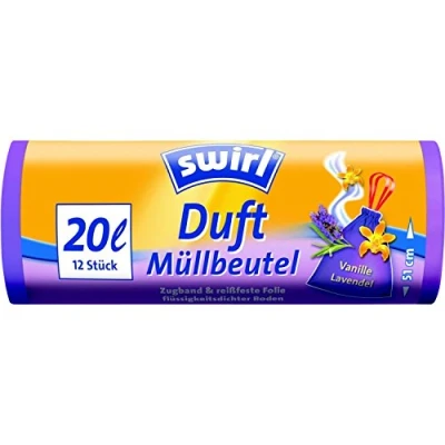 Imagen de Remolino 20 l bolsas de basura perfumada vainilla lavanda