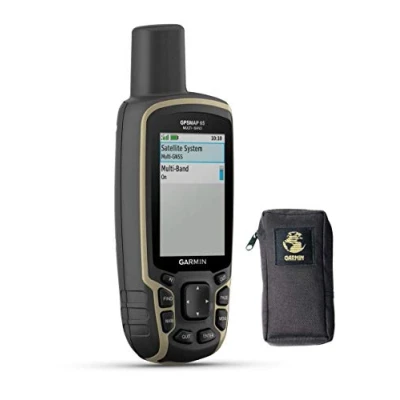Imagen de Garmin 010 02451 01 GPSMAP 65 Dispositivo de navegación portátil al Aire Libre GPS con maletín Transporte