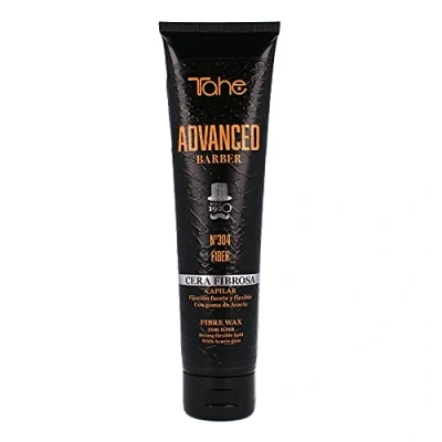 Imagen de Tahe Advanced Barber Cera Fibrosa Capilar Nº304 Fiber para una fijación fuerte y flexible de acabado natural, 100 ml
