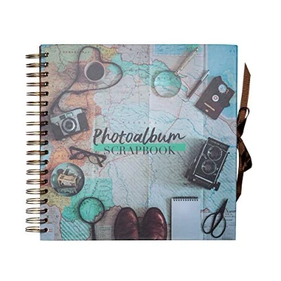 Imagen de Grupo Erik Scrapbook Album Foto 26X26Cm 40 Paginas Vintage Travel