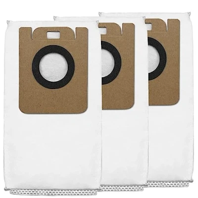 Imagen de Dreame 3 bolsas de polvo 4 litros capacidad con filtro E12 compatibles el robot D10s Plus estación carga y autolimpieza, Vaciado alta velocidad