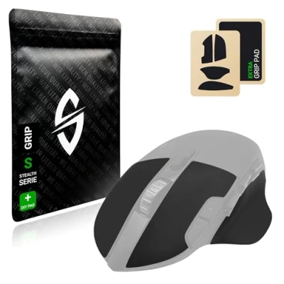 Imagen de SensoryBoost Grip Tape para Logitech G604 Gaming Mouse (+ Pad) Antideslizantes, absorbentes del Sudor, ultrafinas (0,5 mm) y sin residuos Accesorios Ratones de Juego