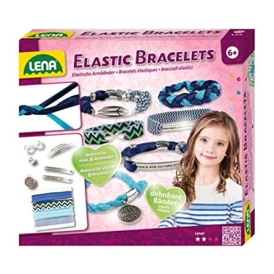 Imagen de Lena 42651 Elastic Bracelets Juego de manualidades, multicolor , color/modelo surtido