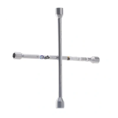 Imagen de VOREL 57000 Llave de cruz para rueda cuatro vías Four way rim wrench acero carbono 17, 19, 22, 13/16 inch (20.6 mm) norauto, oscaro, mister auto