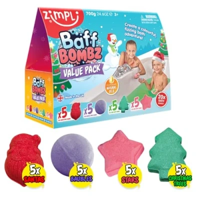 Imagen de Zimpli Kids Regalo de cumpleaños para niños Animali Bombas, Color Juguete baño, Fizzer da Bagno Biologiche (6753)