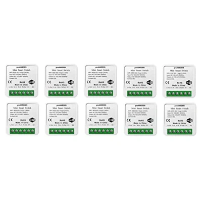 Imagen de proAMEDEN Interruptor inteligente wifi 16A, MINI Smart switch wifi, Módulo interruptor, app Tuya/SmartLife, Compatible con Alexa, Google Home (10)