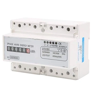 Imagen de Medidor de Consumo Electrico Digital 230/400V 5 100A, Voltímetro Amperímetro Energía Trifásico, Contador Electrico, Corriente Alterna Potencia Electrica KWh Voltaje