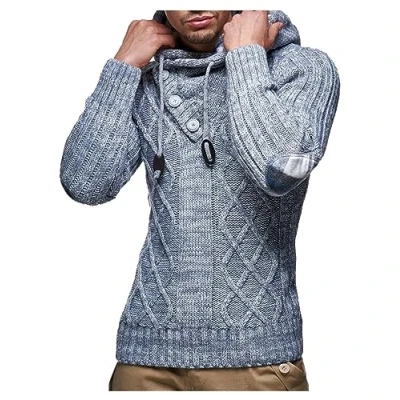Imagen de Leif Nelson Jersey con capucha, Hombre, Talla: Small, Dunkel grau