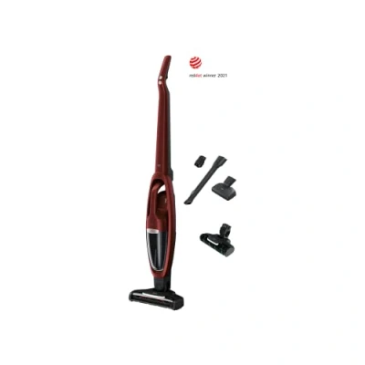 Imagen de AEG QX7 1ULTAN Aspiradora Sin Cable, 21,6 V, Autonomía de 50 min, 2 Velocidades, Tecnología Cyclonic, Filtración 5 Pasos, Depósito 0,3 L, 4 Accesorios, Rojo Metalizado