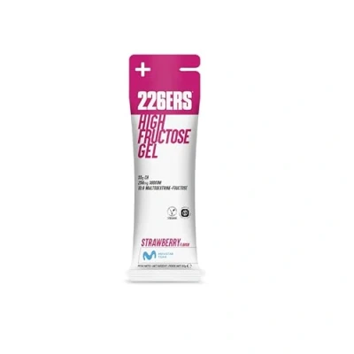 Imagen de 226ERS High Fructose Gel, Gel Energético para Deportistas, con Maltodextrina y Fructosa, Vegano Sin Gluten, Aporte Hidratos de Carbono, Sabor Fresa, 1 x 80 g