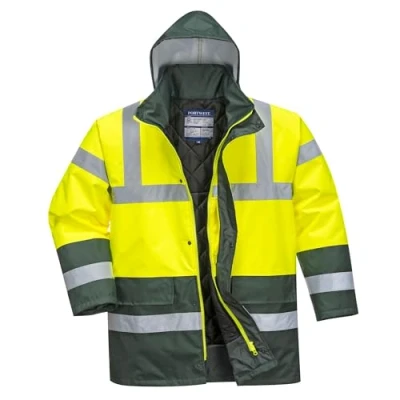 Imagen de Portwest S466 Chaqueta Tráfico Contrast Alta Visibilidad, Amarillo/Verde, L
