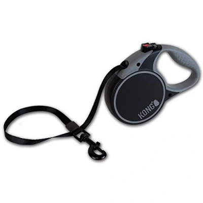 Imagen de Kong Correas Extensibles Para Perros Terreno De Correa Retráctil Black L (5M / 50 kg)